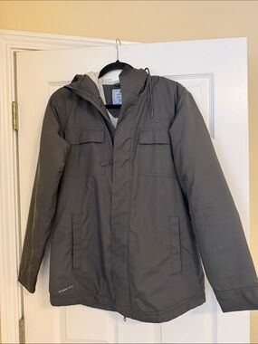 Nike Men's Gray Hooded Storm-FIT Parka